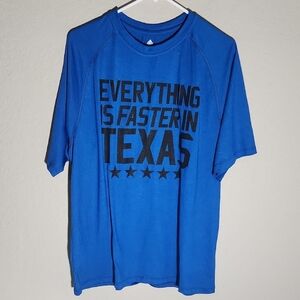 Adidas Shirt Mens Climalite Graphic Men's Shirt every thing faster tx 2014 Large